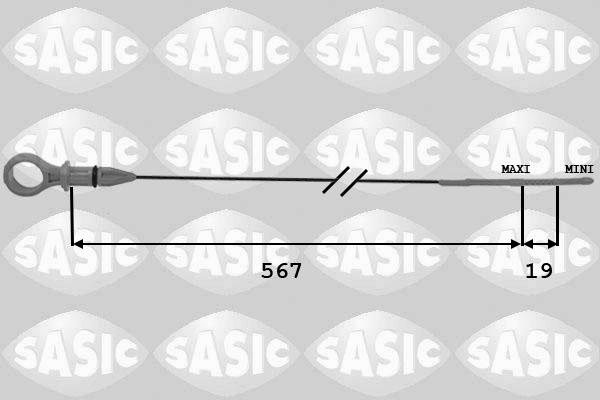 Sasic 1940018 - Покажчик рівня масла autocars.com.ua