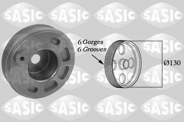 Sasic 2150074 - Ремінний шків, колінчастий вал autocars.com.ua