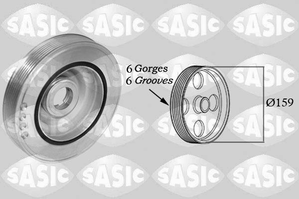 Sasic 2150080 - Шкив коленчатого вала autodnr.net