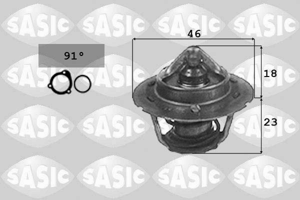 Sasic 3306007 - Термостат, охолоджуюча рідина autocars.com.ua
