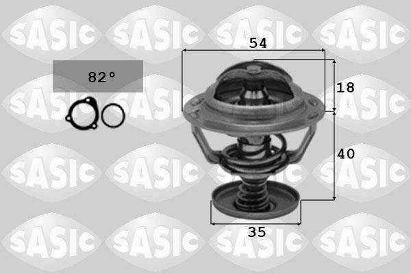 Sasic 3306023 - Термостат, охлаждающая жидкость autodnr.net