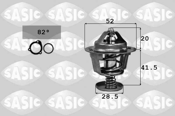 Sasic 3306033 - Термостат, охолоджуюча рідина autocars.com.ua