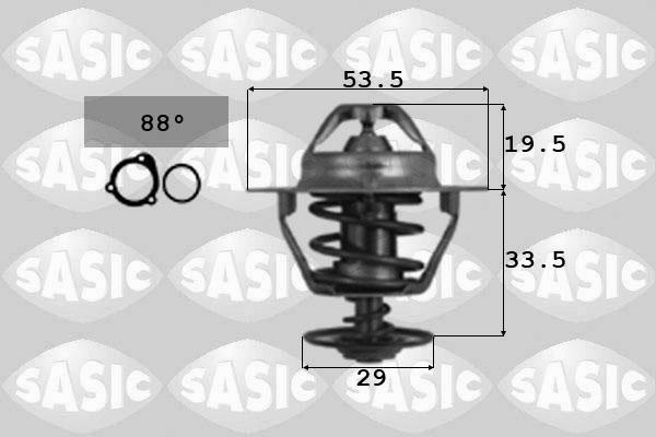 Sasic 3306038 - Термостат, охолоджуюча рідина autocars.com.ua