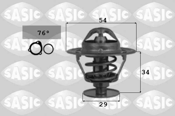 Sasic 3306040 - Термостат, охолоджуюча рідина autocars.com.ua