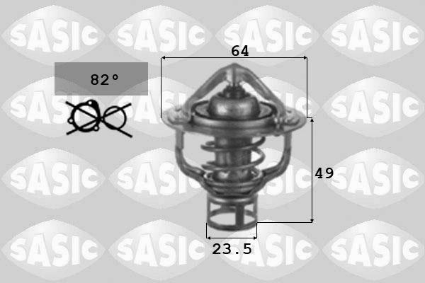 Sasic 3306044 - Термостат, охлаждающая жидкость autodnr.net