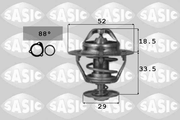 Sasic 3306064 - Термостат, охлаждающая жидкость avtokuzovplus.com.ua