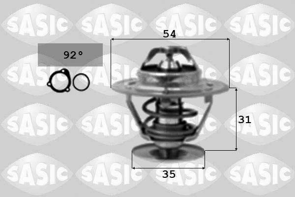 Sasic 3306067 - Термостат, охлаждающая жидкость autodnr.net