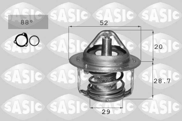 Sasic 3306134 - Термостат, охлаждающая жидкость avtokuzovplus.com.ua