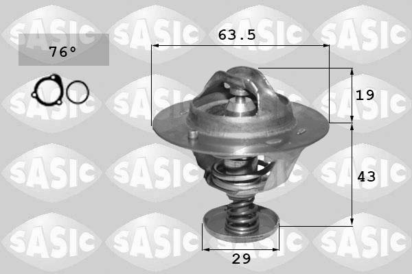 Sasic 3306142 - Термостат, охолоджуюча рідина autocars.com.ua