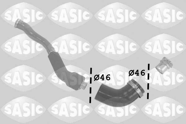 Sasic 3334042 - Трубка, нагнетание воздуха avtokuzovplus.com.ua