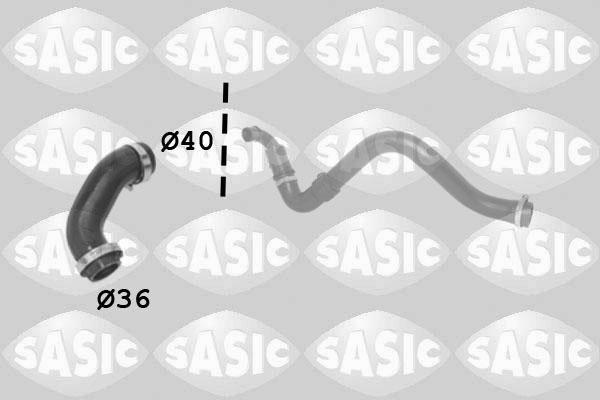 Sasic 3334056 - Трубка нагнітається повітря autocars.com.ua
