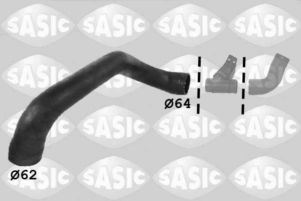 Sasic 3336091 - Трубка нагнітається повітря autocars.com.ua