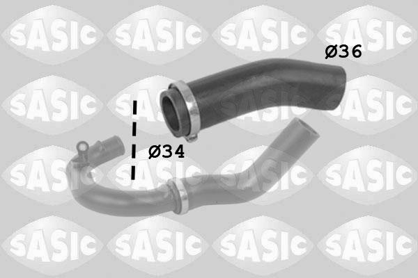 Sasic 3336208 - Трубка нагнітається повітря autocars.com.ua