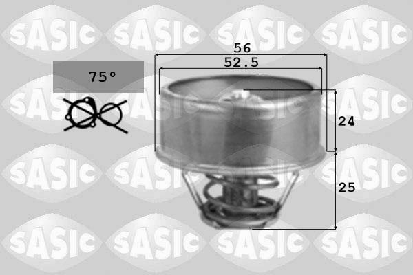 Sasic 3371261 - Термостат, охлаждающая жидкость autodnr.net