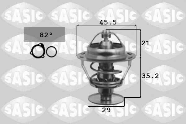 Sasic 3371541 - Термостат, охолоджуюча рідина autocars.com.ua