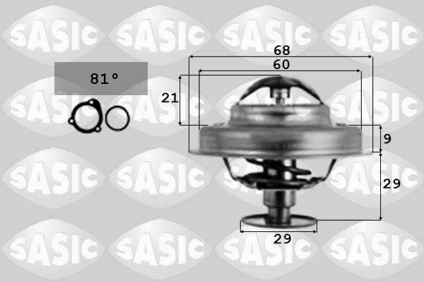 Sasic 3371641 - Термостат, охолоджуюча рідина autocars.com.ua