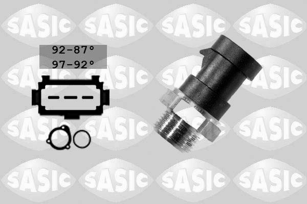 Sasic 3800002 - Термовимикач, вентилятор радіатора / кондиціонера autocars.com.ua
