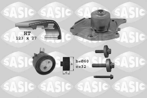 Sasic 3904022 - Водяной насос + комплект зубчатого ремня autodnr.net