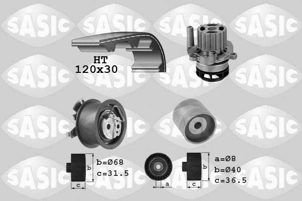 Sasic 3906083 - Водяной насос + комплект зубчатого ремня autodnr.net