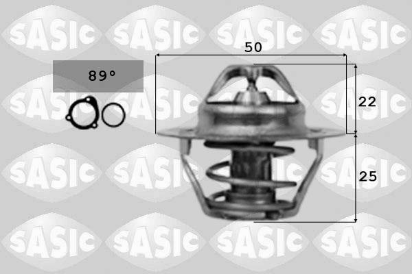 Sasic 4000363 - Термостат, охолоджуюча рідина autocars.com.ua