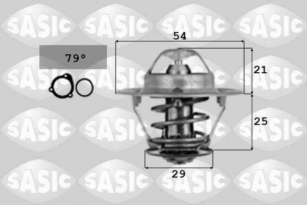 Sasic 4000366 - Термостат, охлаждающая жидкость autodnr.net