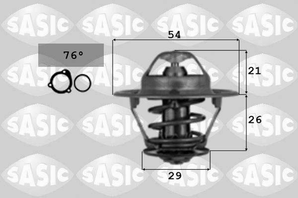 Sasic 4000367 - Термостат, охолоджуюча рідина autocars.com.ua