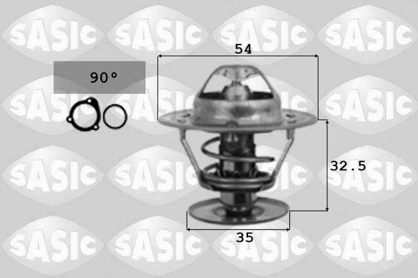 Sasic 4000374 - Термостат, охолоджуюча рідина autocars.com.ua