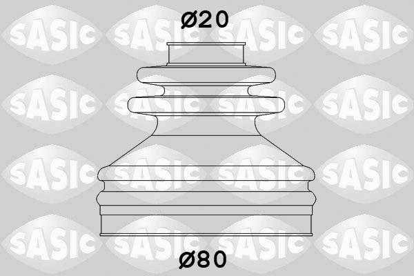 Sasic 4003467 - Пыльник, приводной вал avtokuzovplus.com.ua