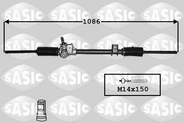 Sasic 4006009B - Рульовий механізм, рейка autocars.com.ua