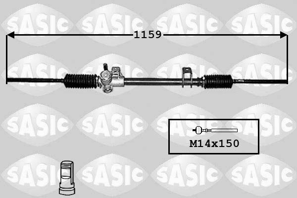 Sasic 4006011 - Рульовий механізм, рейка autocars.com.ua