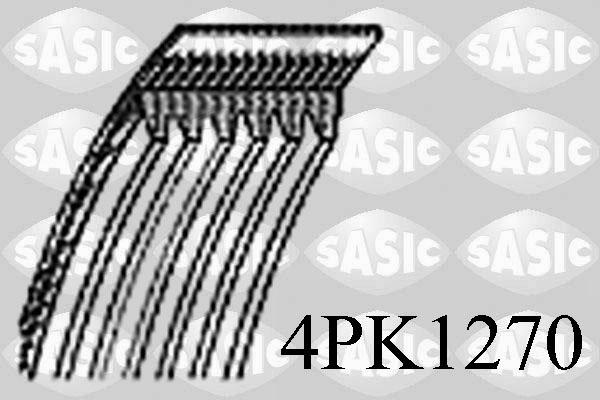 Sasic 4PK1270 - Поликлиновой ремінь autocars.com.ua