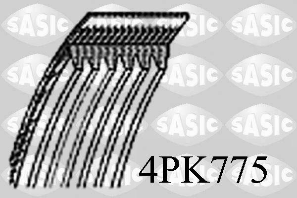 Sasic 4PK775 - Поликлиновой ремень avtokuzovplus.com.ua