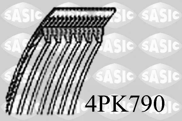 Sasic 4PK790 - Поликлиновой ремень avtokuzovplus.com.ua