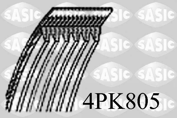Sasic 4PK805 - Поликлиновой ремень avtokuzovplus.com.ua