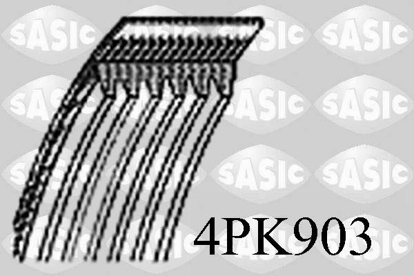 Sasic 4PK903 - Поликлиновой ремень avtokuzovplus.com.ua