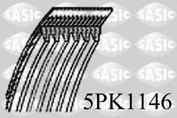 Sasic 5PK1146 - Поликлиновой ремінь autocars.com.ua