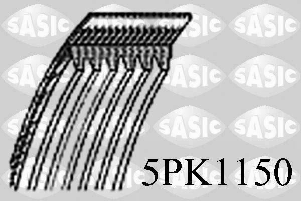 Sasic 5PK1150 - Поликлиновой ремінь autocars.com.ua