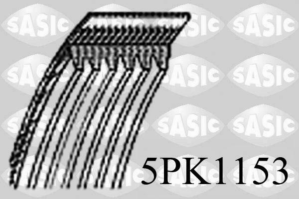 Sasic 5PK1153 - Поликлиновой ремень avtokuzovplus.com.ua