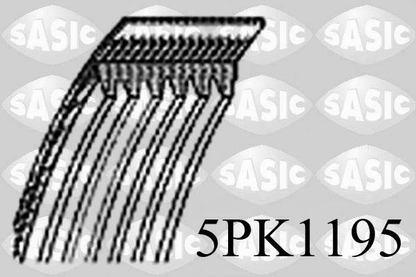 Sasic 5PK1195 - Поликлиновой ремінь autocars.com.ua