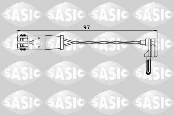Sasic 6236002 - Сигнализатор, износ тормозных колодок autodnr.net