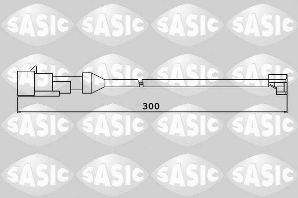 Sasic 6236004 - Сигналізатор, знос гальмівних колодок autocars.com.ua