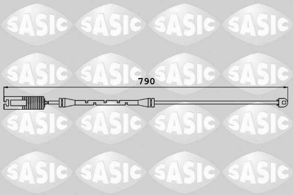 Sasic 6236011 - Сигнализатор, износ тормозных колодок autodnr.net