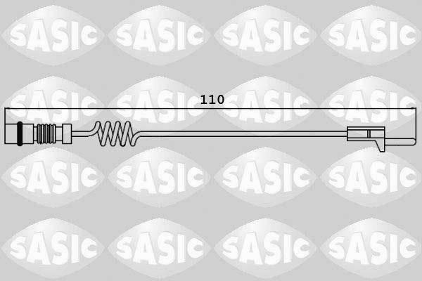 Sasic 6236017 - Сигнализатор, износ тормозных колодок autodnr.net