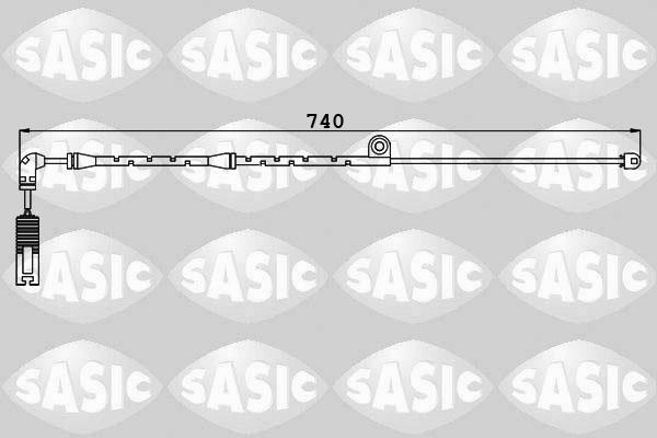 Sasic 6236020 - Сигнализатор, износ тормозных колодок autodnr.net