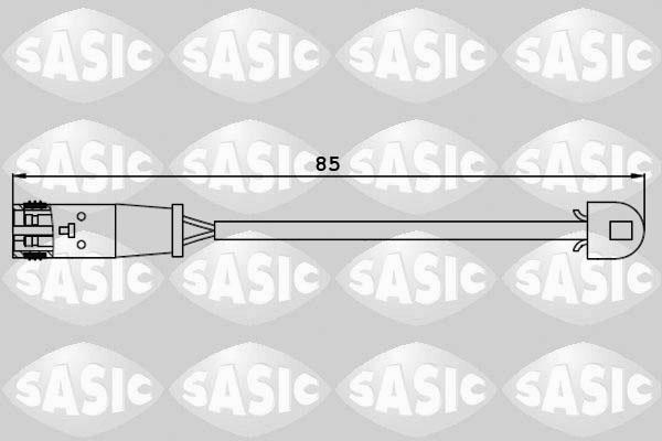 Sasic 6236021 - Сигнализатор, износ тормозных колодок autodnr.net
