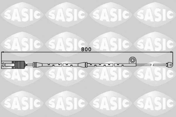 Sasic 6236028 - Сигналізатор, знос гальмівних колодок autocars.com.ua