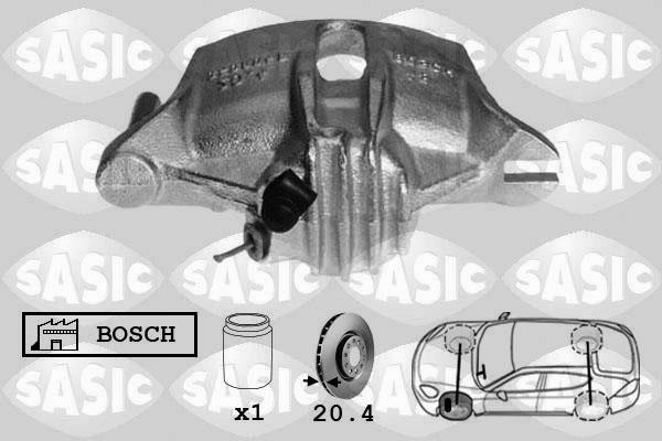 Sasic 6500004 - Гальмівний супорт autocars.com.ua