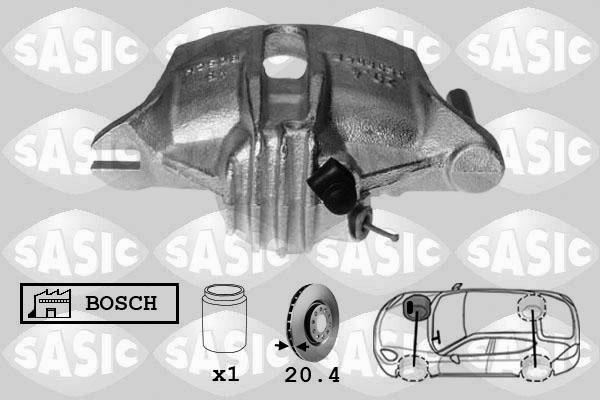 Sasic 6500005 - Тормозной суппорт avtokuzovplus.com.ua