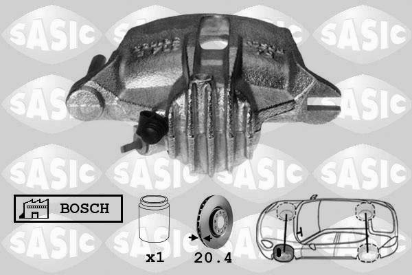 Sasic 6500006 - Тормозной суппорт autodnr.net