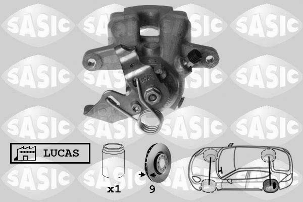 Sasic 6500012 - Гальмівний супорт autocars.com.ua